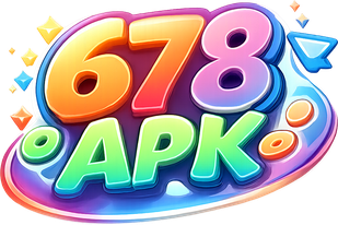 678 apk নীল সবুজ ব্র্যান্ড লোগো